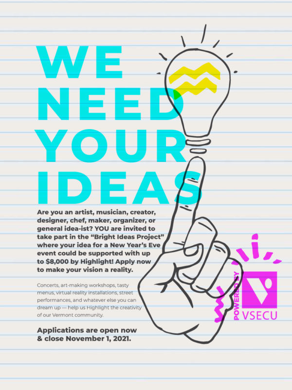 We need your ideas!