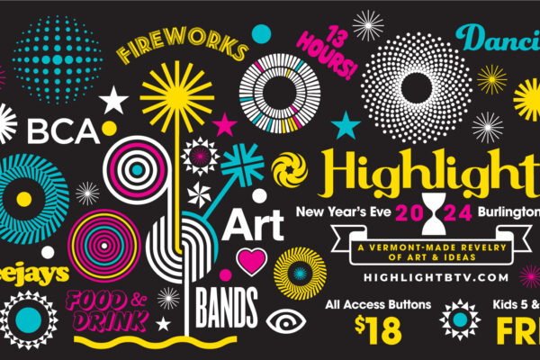 Poster for Highlight NYE festival with price at $18.